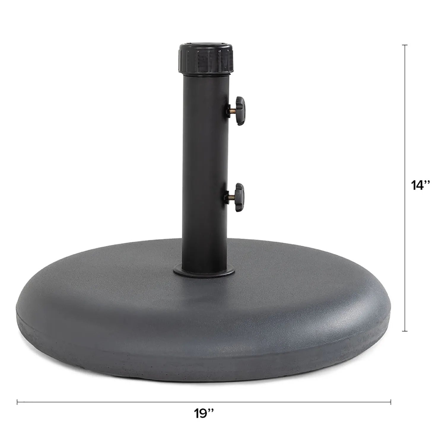 Black Round Umbrella Base - Image 3