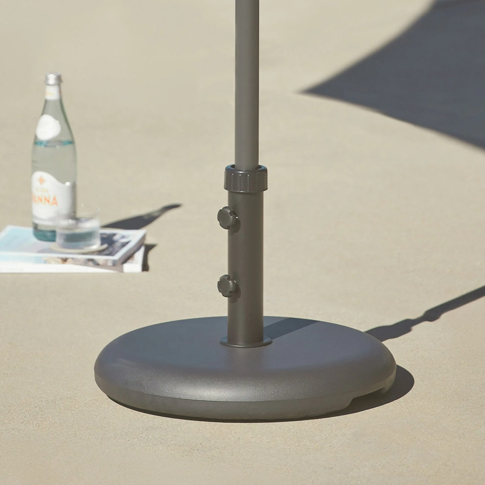 Black Round Umbrella Base - Image 7