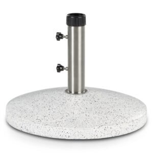 White Round Umbrella Base