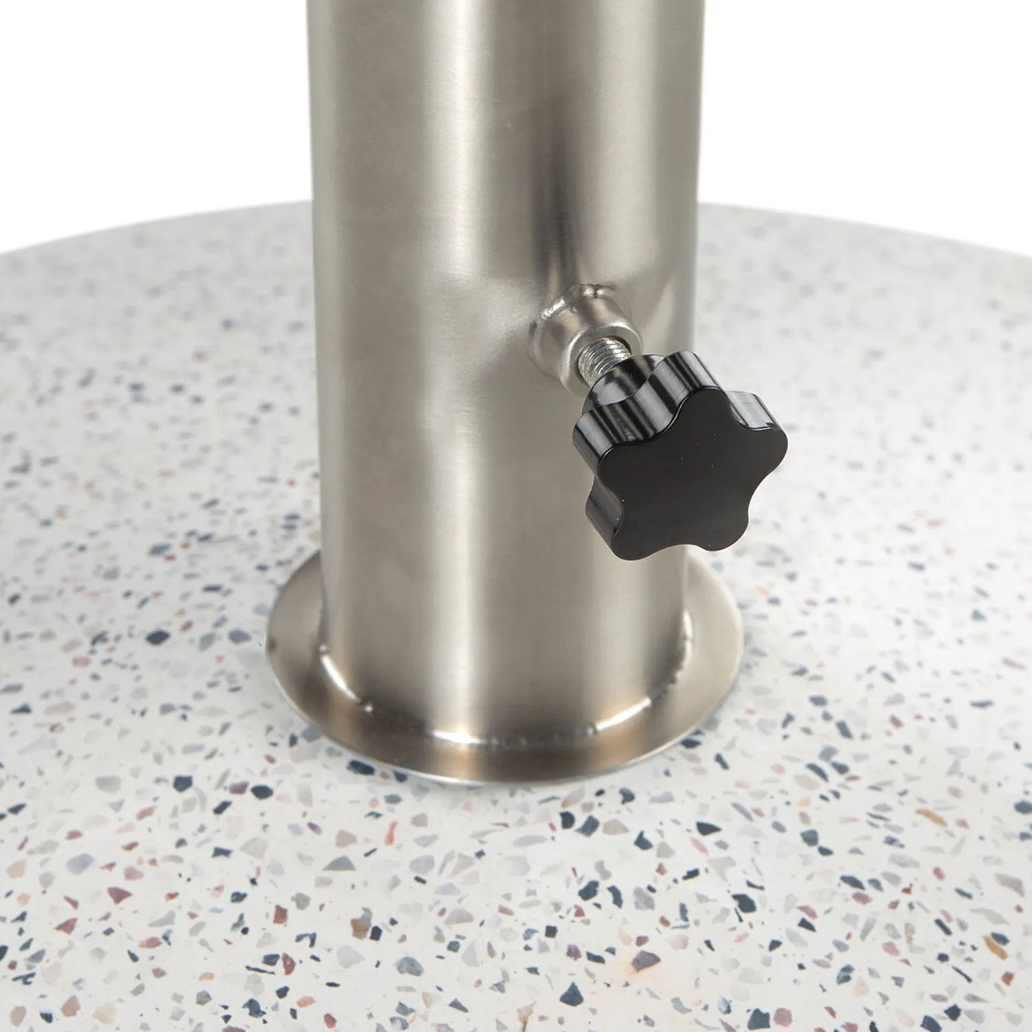 White Round Umbrella Base - Image 3