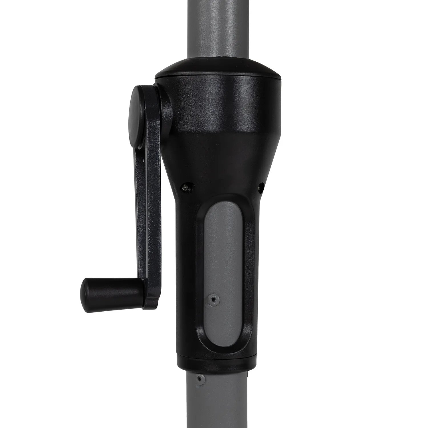 Black Patio Umbrella with Base - Image 7