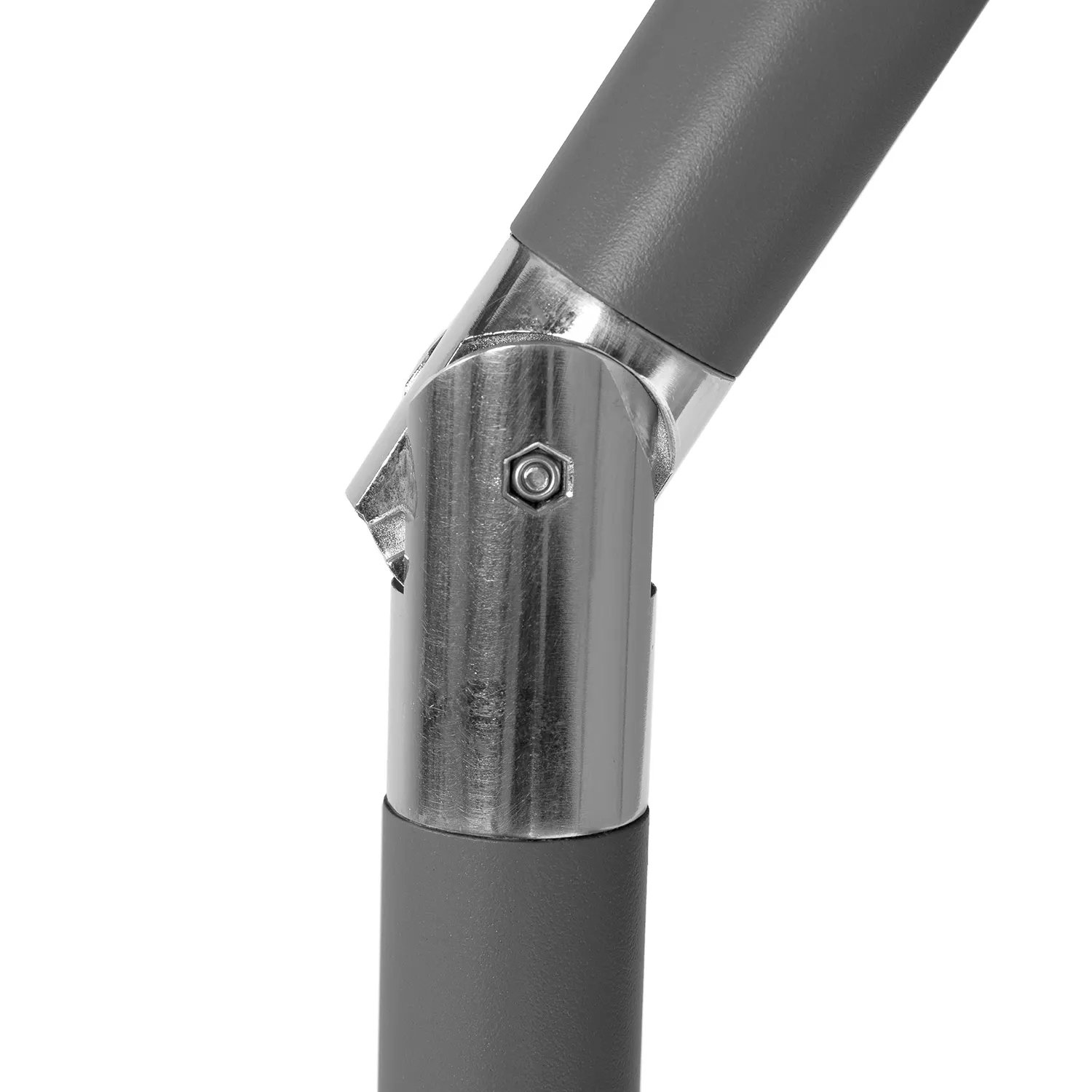 Black Patio Umbrella with Base - Image 8